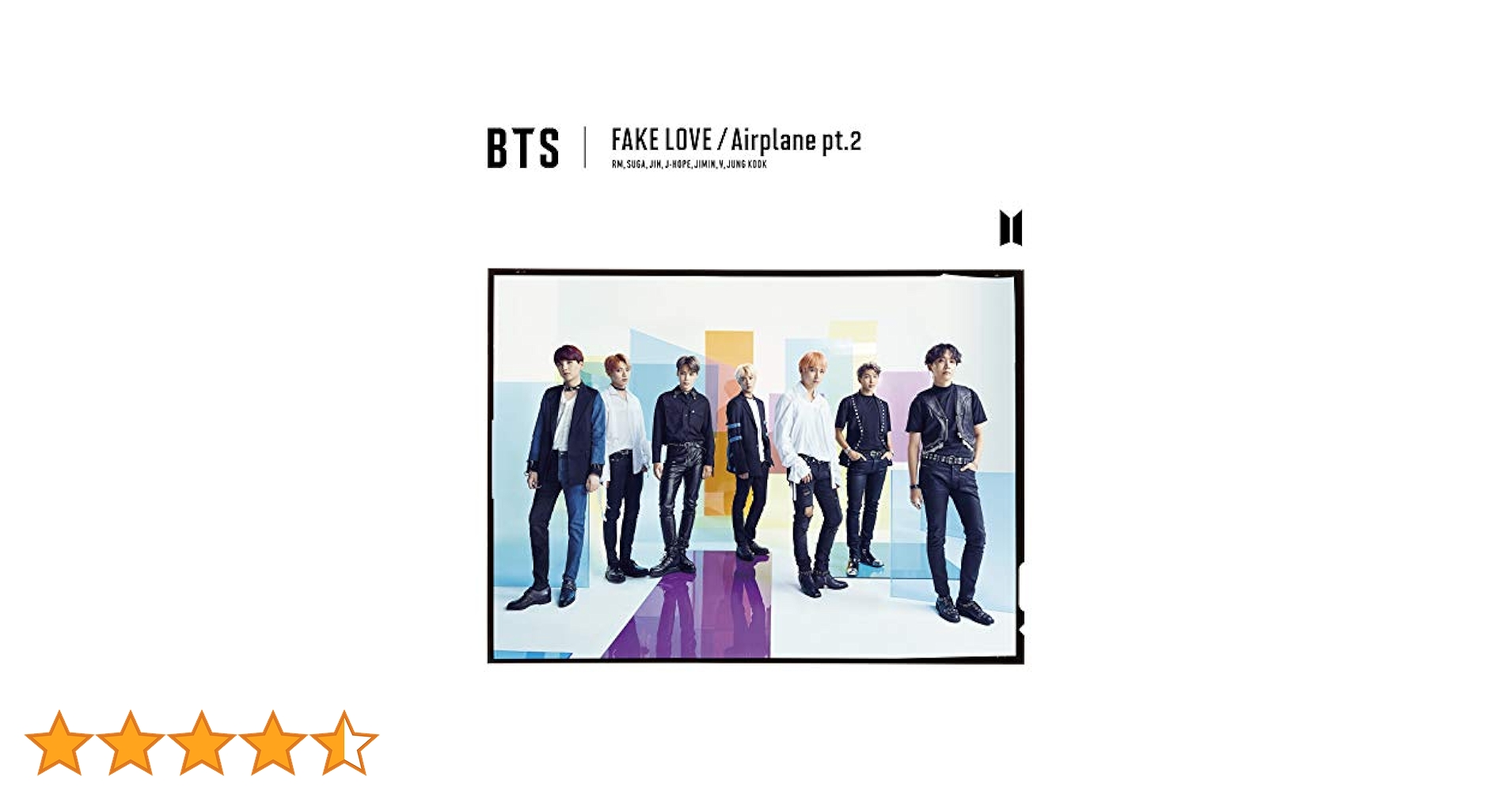 BTS☆日本版アルバムFake Love / Airplane pt.2 BTS Japanese Release - Fake Love Airplane pt. 2 Version B
